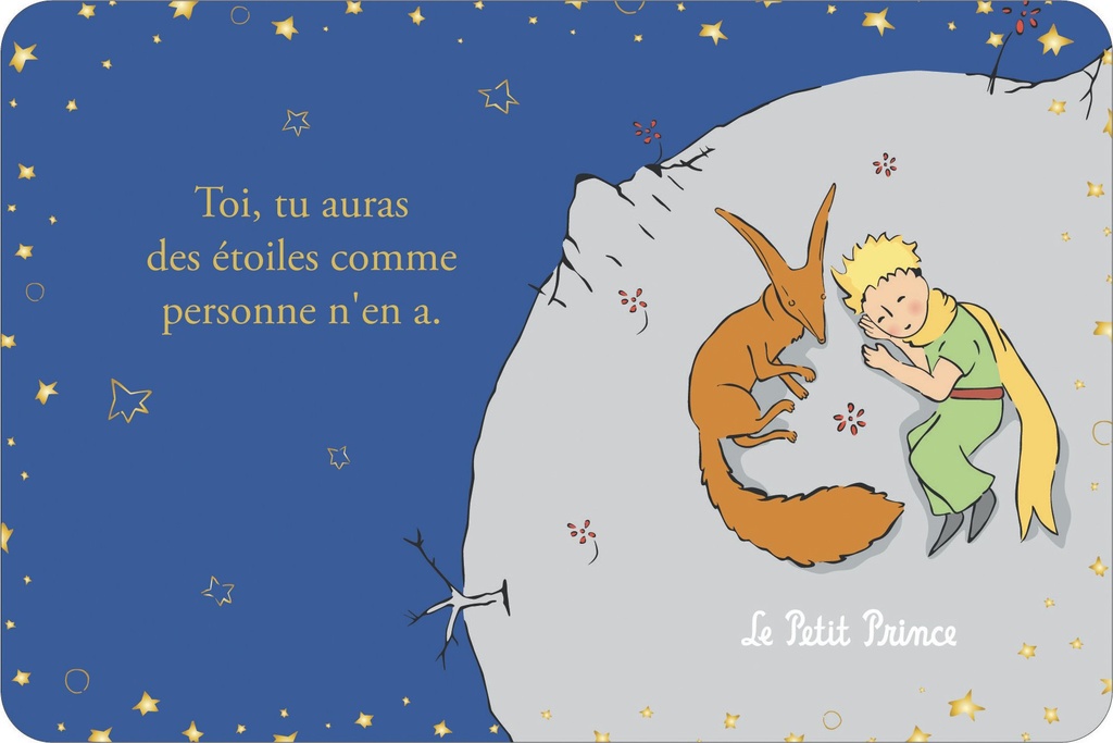 CARTE SIMPLE LE PETIT PRINCE 10 X 15 H CLASSIQUE