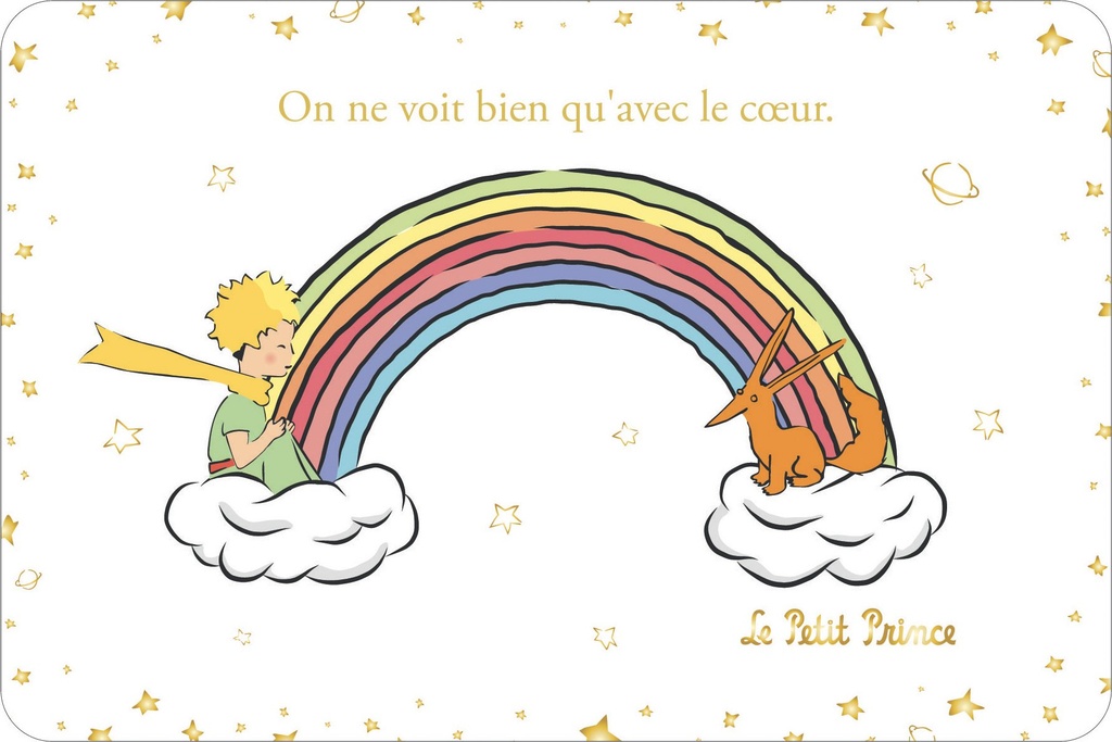 CARTE SIMPLE LE PETIT PRINCE 10 X 15 H CLASSIQUE