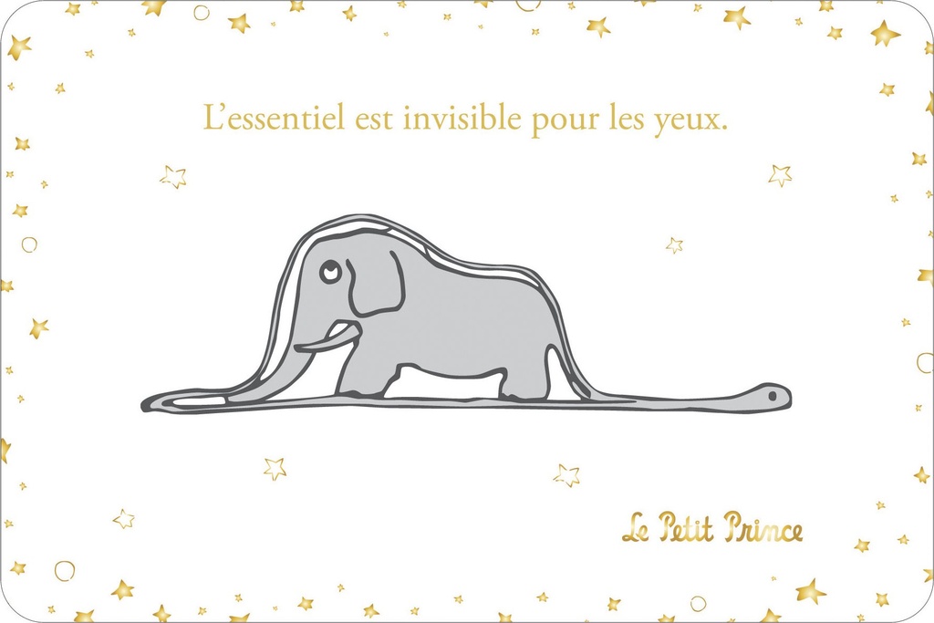 CARTE SIMPLE LE PETIT PRINCE 10 X 15 H CLASSIQUE