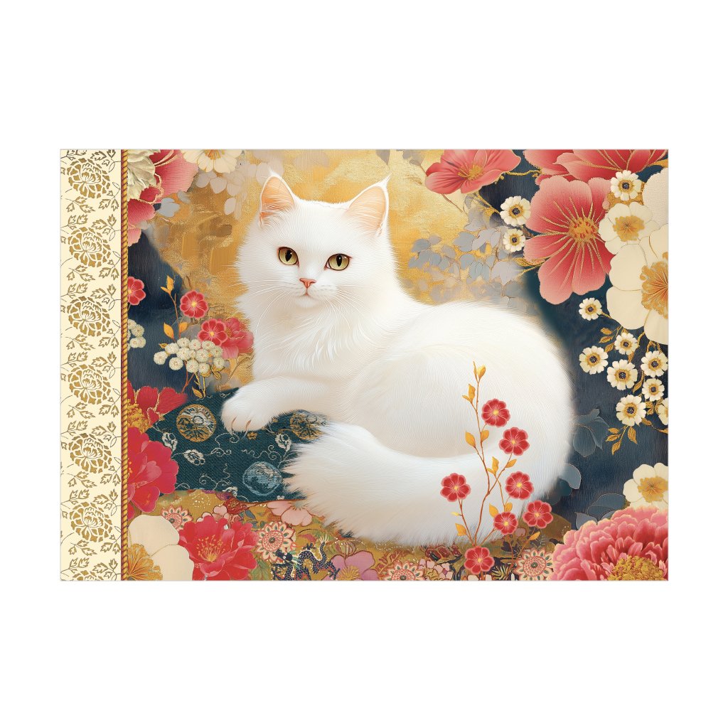 CAHIER ILLUSTRE 48 PAGES 21 X 15 CM - CHAT