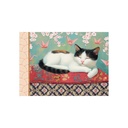 MINI CAHIER ILLUSTRE 48 PAGES 15 X 10 CM - CHAT