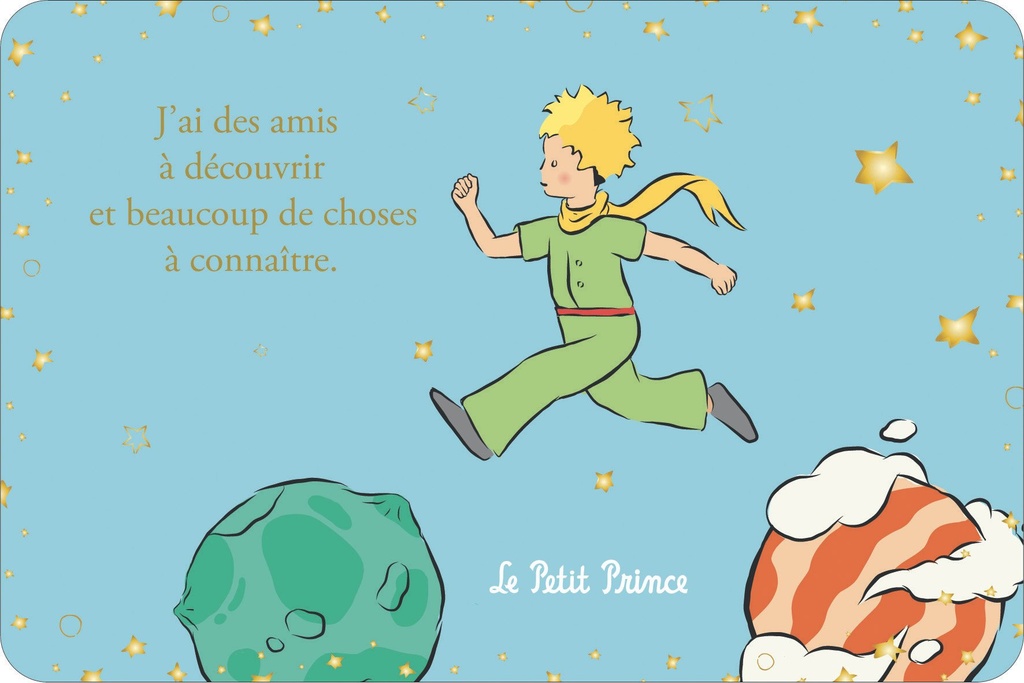 CARTE SIMPLE LE PETIT PRINCE 10 X 15 H CLASSIQUE