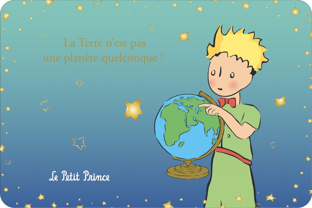 CARTE SIMPLE LE PETIT PRINCE 10 X 15 H DEGRADE