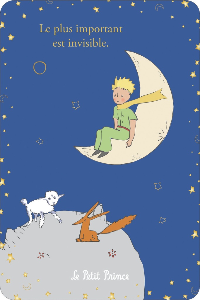 CARTE SIMPLE LE PETIT PRINCE 10 X 15 V CLASSIQUE