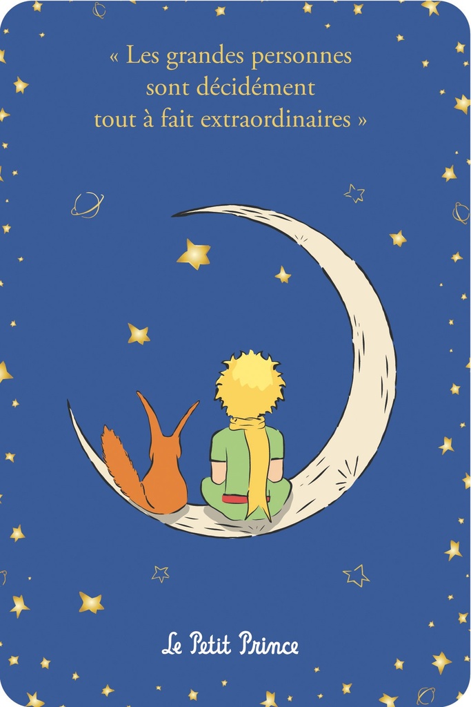 CARTE SIMPLE LE PETIT PRINCE 10 X 15 V CLASSIQUE
