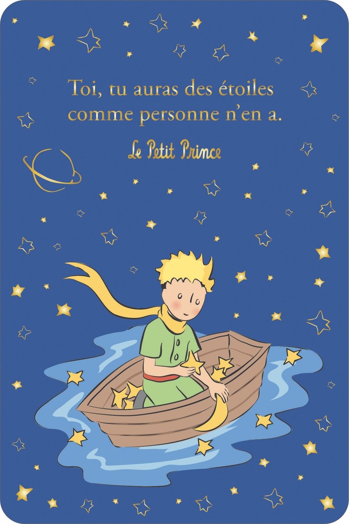 CARTE SIMPLE LE PETIT PRINCE 10 X 15 V CLASSIQUE