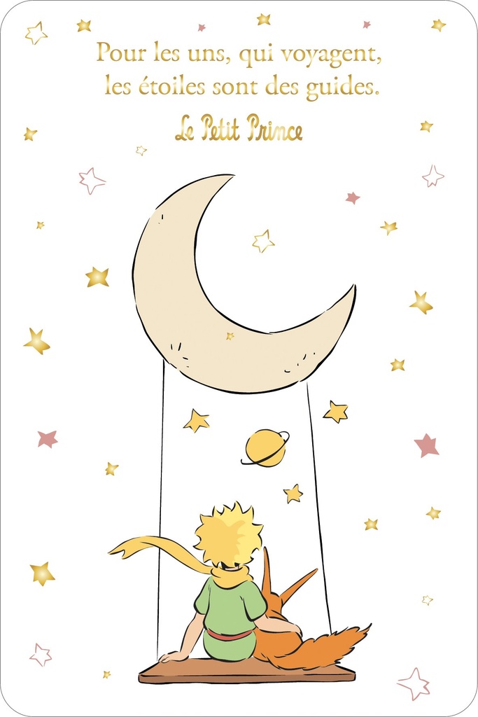 CARTE SIMPLE LE PETIT PRINCE 10 X 15 V CLASSIQUE