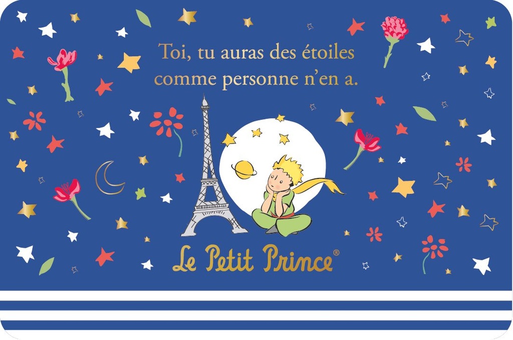 CARTE SIMPLE LE PETIT PRINCE A PARIS 10 X 15 H