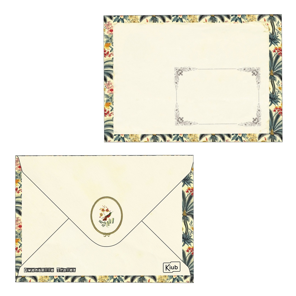 ENVELOPPE POUR CP GTZ 10 X 15 CM IMPRIMEE