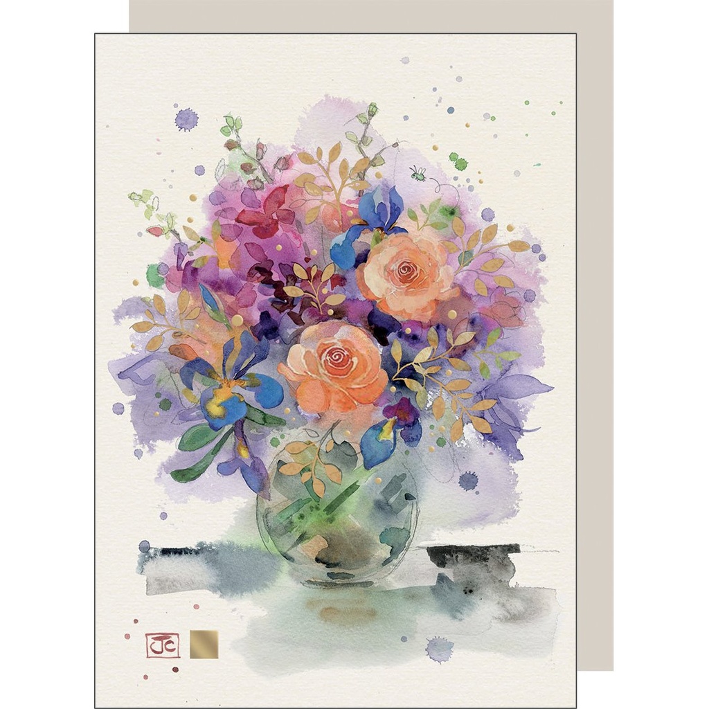 CARTE DOUBLE BACO67 - B044 - BUG ART
