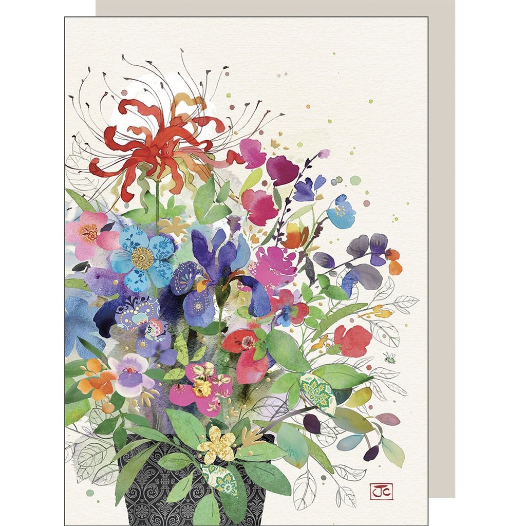 CARTE DOUBLE BACO77 - BUG ART - B054