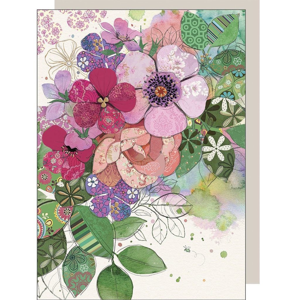 CARTE DOUBLE BACO78 - BUG ART - B055