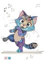 CARTE DOUBLE - BAGO055 - G055 - BUG ART KOOK