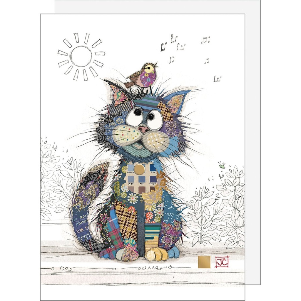 CARTE DOUBLE - BAGO064 - G064 - BUG ART KOOK CHAT