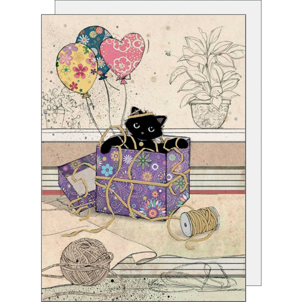 CARTE DOUBLE - BAIN074 - H027 - BUG ART