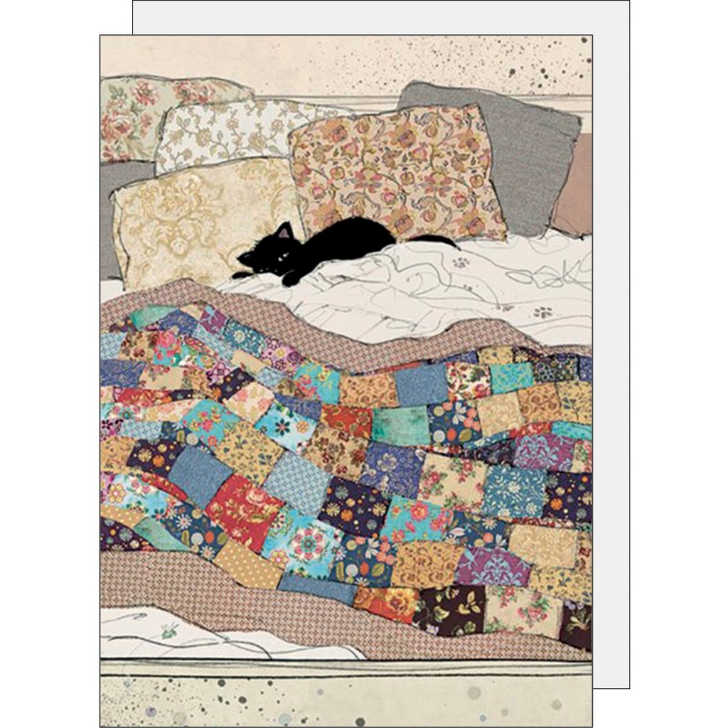 CARTE DOUBLE - BAIN077 - H030 - BUG ART