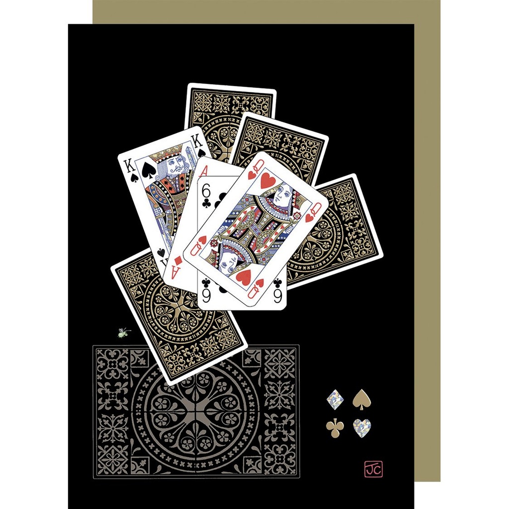 CARTE DOUBLE BAJE83 - M179 - BUG ART