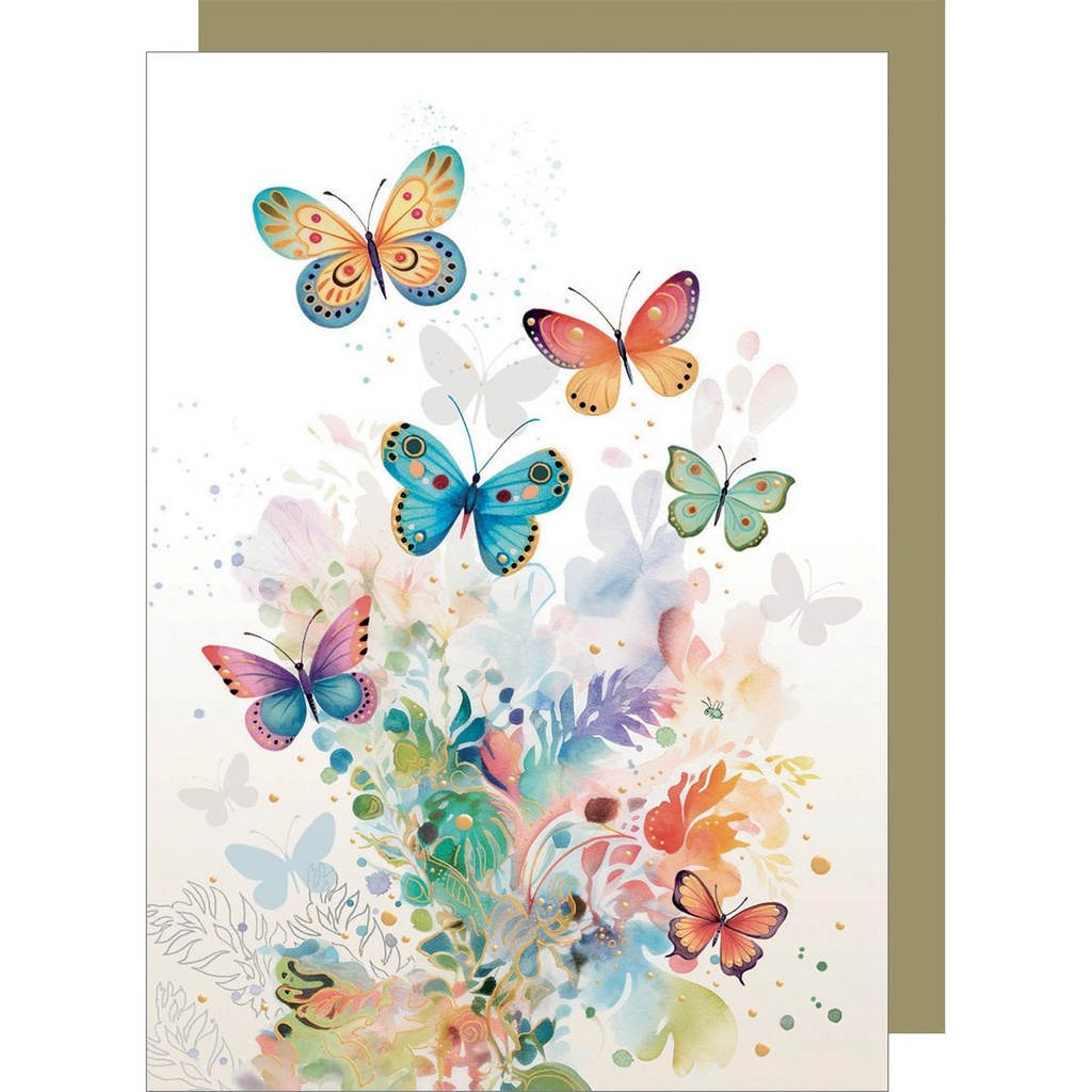 CARTE DOUBLE BAPO009 - P009 - BUG ART