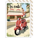 CARTE DOUBLE CAKE AND CRAYONS CHANGEMENT VIE