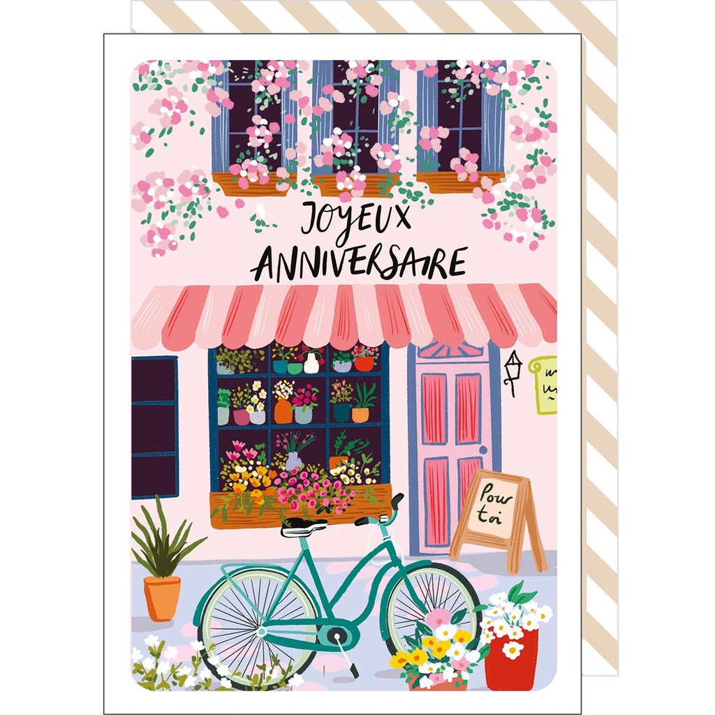 CARTE DOUBLE CAKE AND CRAYONS 