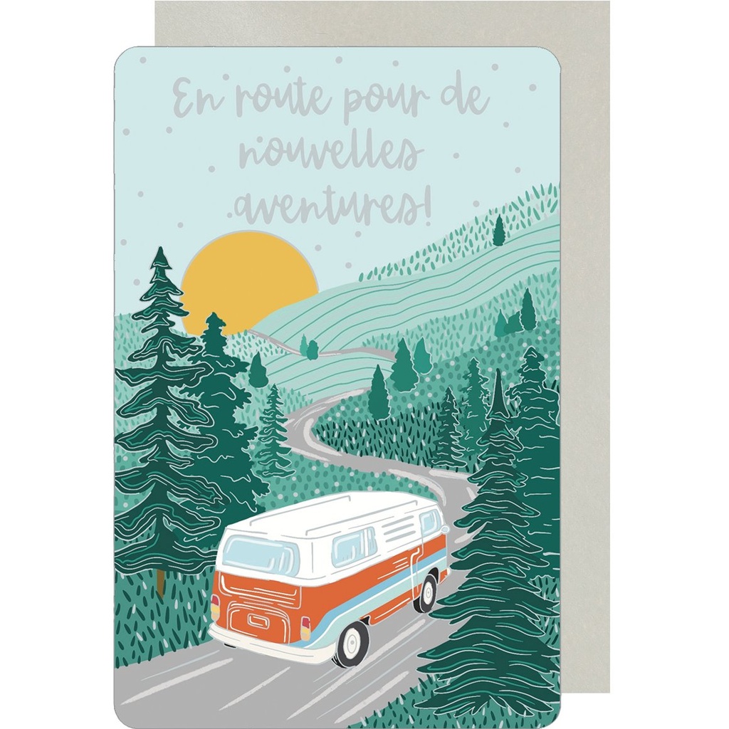 CARTE DOUBLE DES PLUMES ET DES FLEURS V CHANGEMENT DE VIE