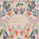 CARTE DOUBLE CATH KIDSTON 10.5 X 10.5 - PERROQUETS