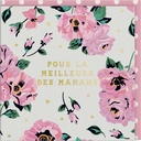 CARTE DOUBLE CATH KIDSTON 10.5 X 10.5 - ROSES