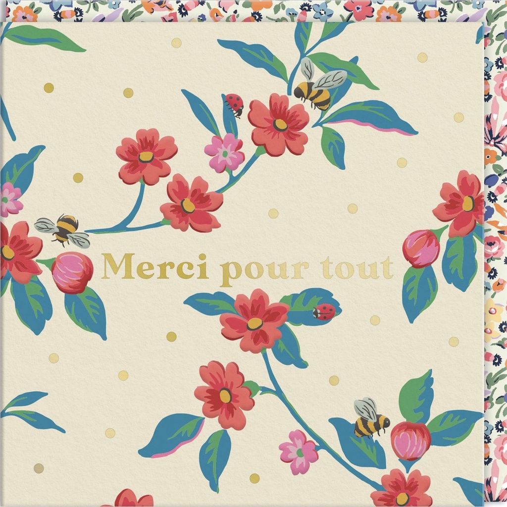 CARTE DOUBLE CATH KIDSTON 10.5 X 10.5 - BOURDONS