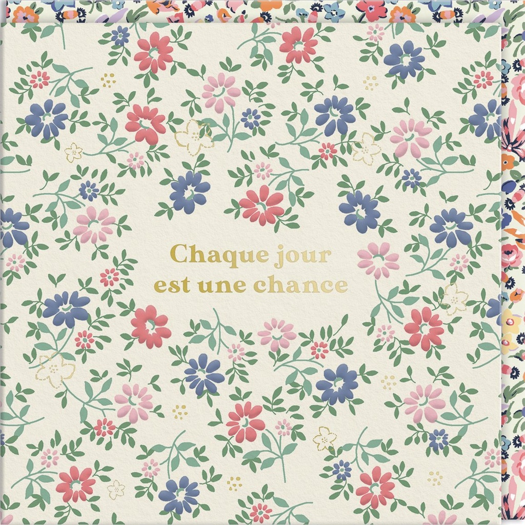 CARTE DOUBLE CATH KIDSTON 10.5 X 10.5 - FLEURS CHANCE