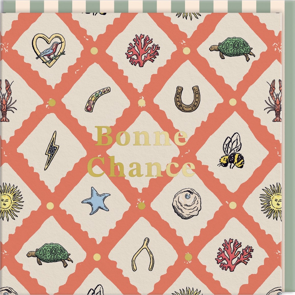 CARTE DOUBLE CATH KIDSTON 10.5 X 10.5 - PORTE BONHEUR