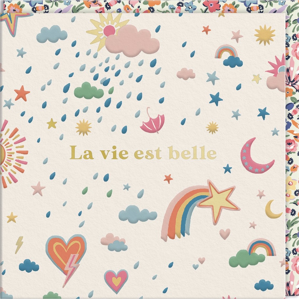 CARTE DOUBLE CATH KIDSTON 10.5 X 10.5 - PLUIE SOLEIL