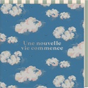 CARTE DOUBLE CATH KIDSTON 10.5 X 10.5 - CIEL
