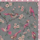 CARTE DOUBLE CATH KIDSTON 10.5 X 10.5 - OISEAUX SANS TEXTE