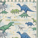 CARTE DOUBLE CATH KIDSTON 10.5 X 10.5 - DINOSAURES