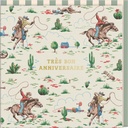 CARTE DOUBLE CATH KIDSTON 10.5 X 10.5 - COWBOY
