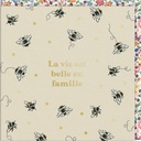 CARTE DOUBLE CATH KIDSTON 10.5 X 10.5 - ABEILLES