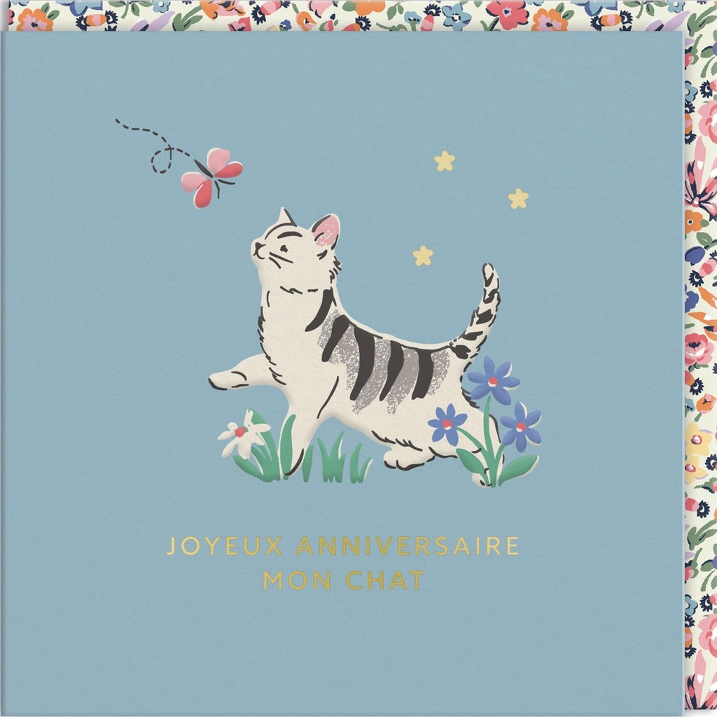CARTE DOUBLE CATH KIDSTON 10.5 X 10.5 - CHATON