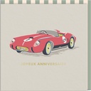 CARTE DOUBLE CATH KIDSTON 10.5 X 10.5 - VOITURE ANNIVERSAIRE