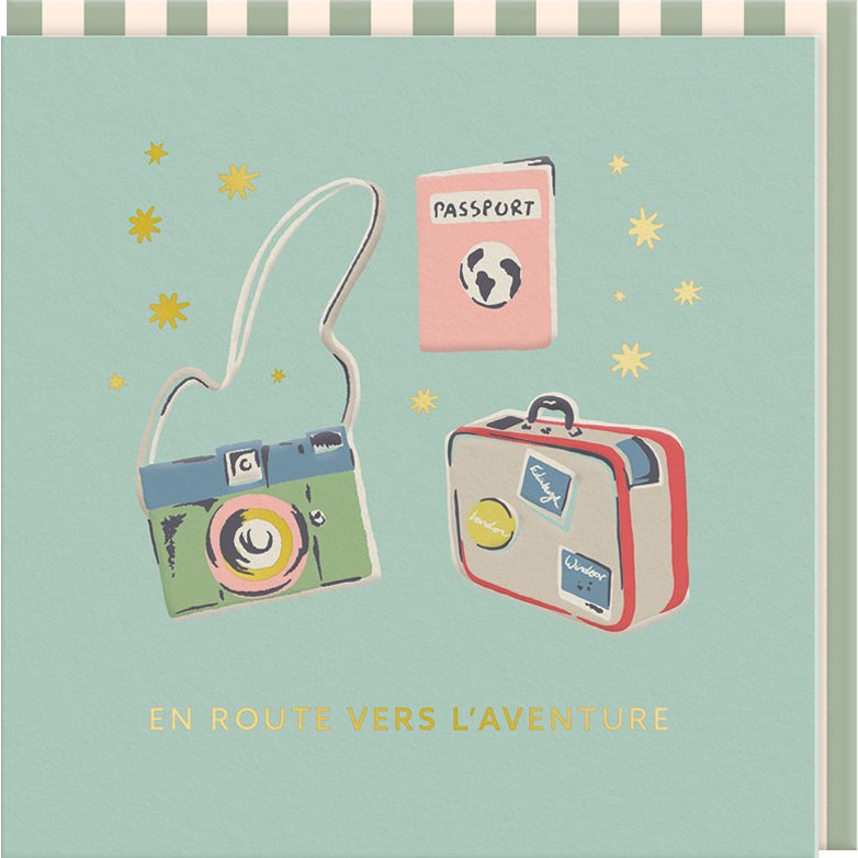 CARTE DOUBLE CATH KIDSTON 10.5 X 10.5 - PASSEPORT