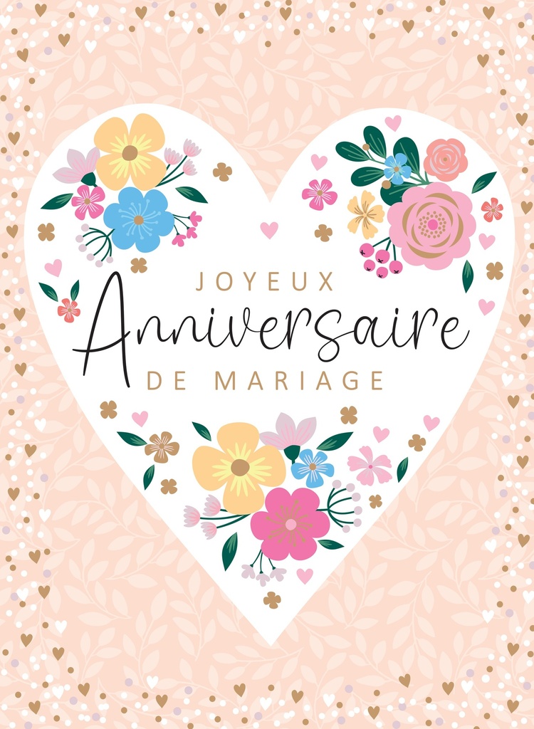 CARTE DOUBLE MAXI CARTES TRACKS ANNIVERSAIRE MARIAGE