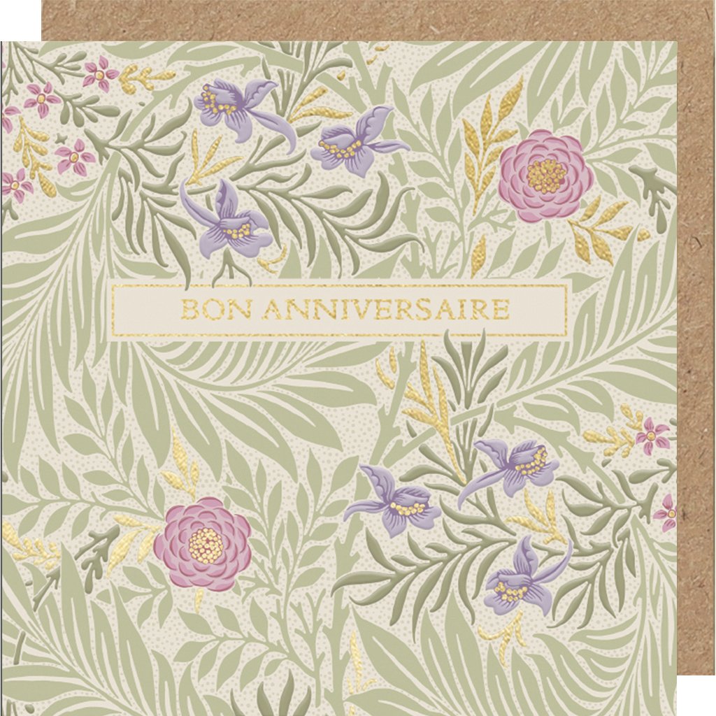 CARTE DOUBLE LING DESIGN MORRIS