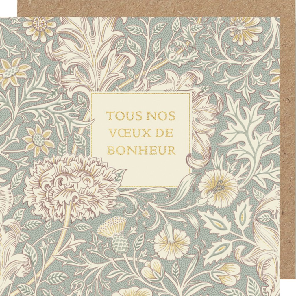 CARTE DOUBLE LING DESIGN MORRIS