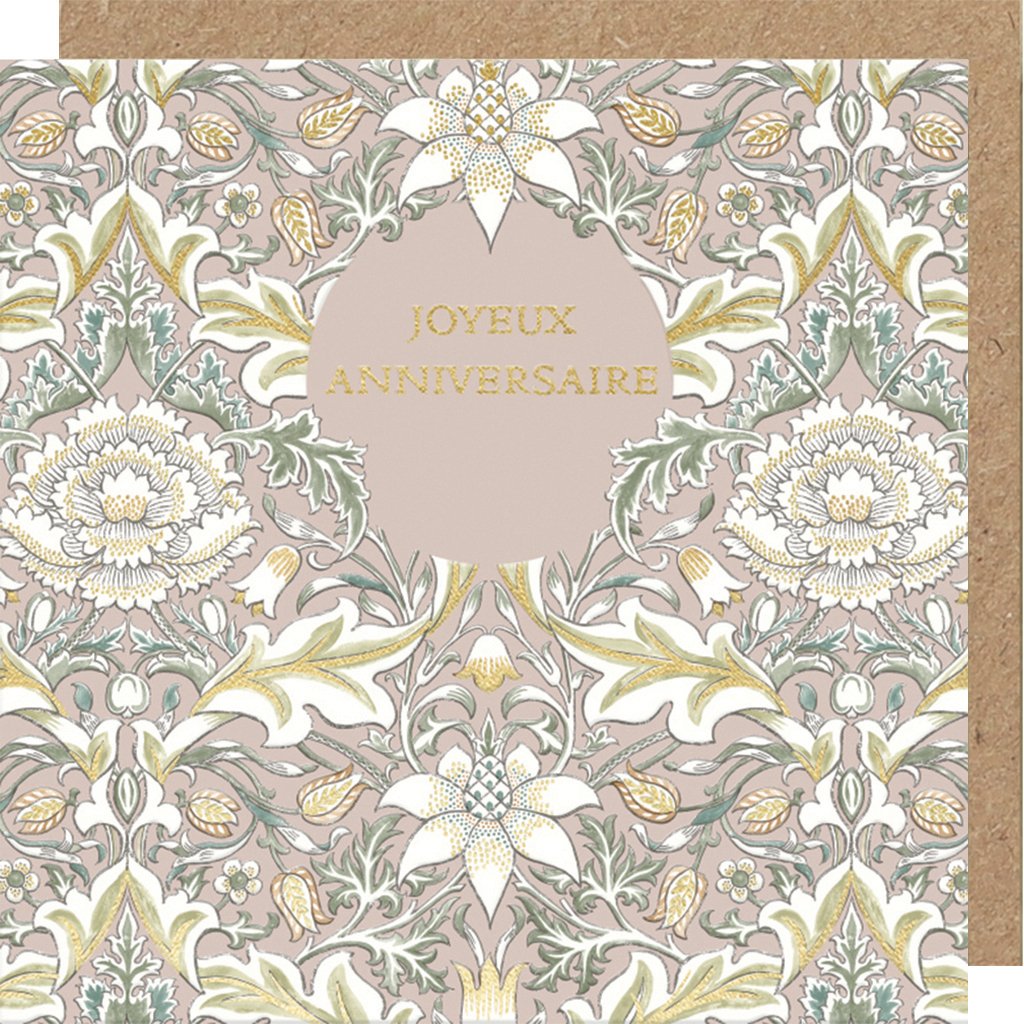 CARTE DOUBLE LING DESIGN MORRIS