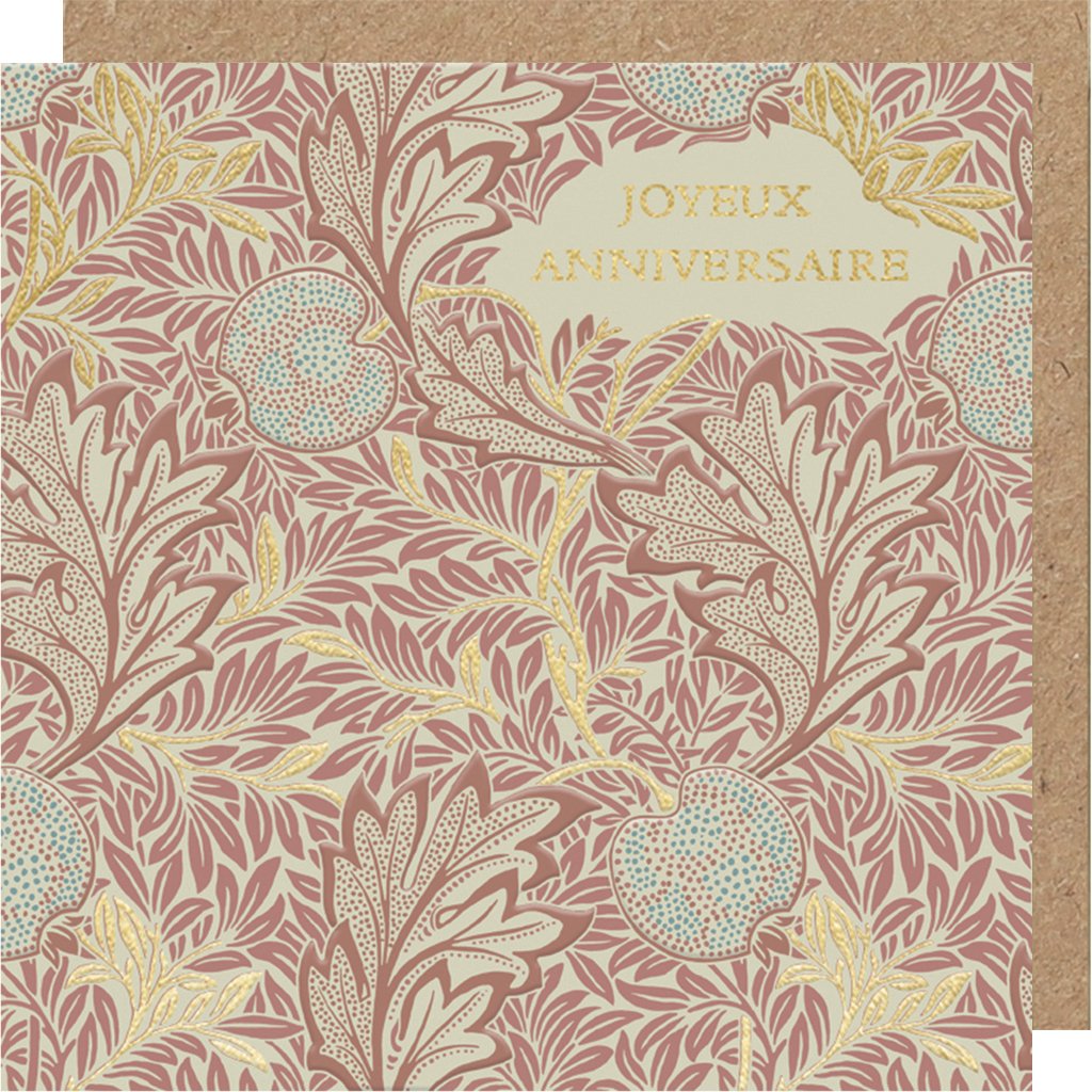 CARTE DOUBLE LING DESIGN MORRIS