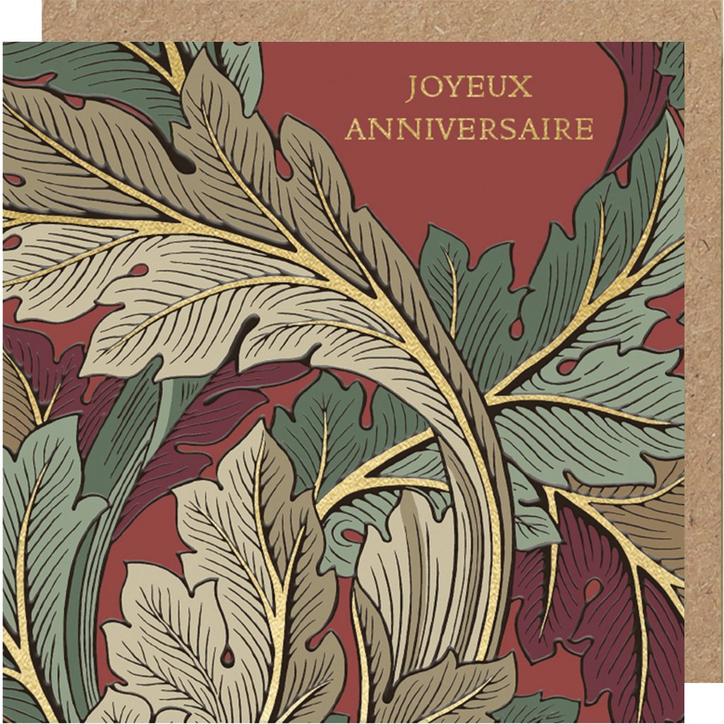CARTE DOUBLE LING DESIGN MORRIS