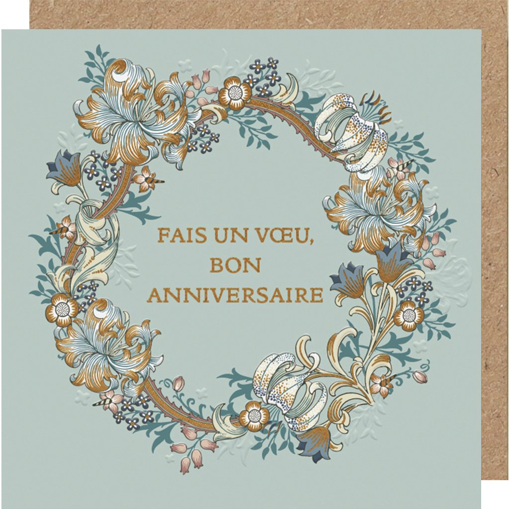 CARTE DOUBLE LING DESIGN MORRIS