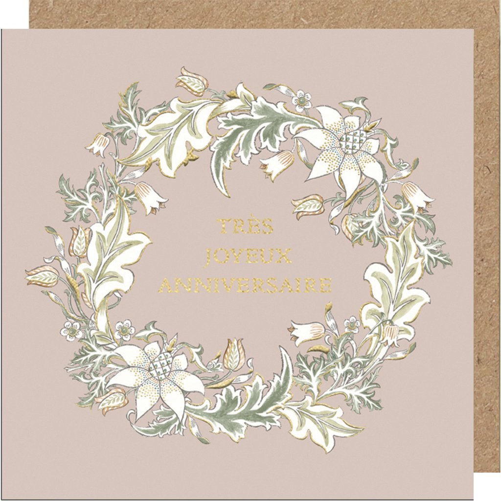 CARTE DOUBLE LING DESIGN MORRIS