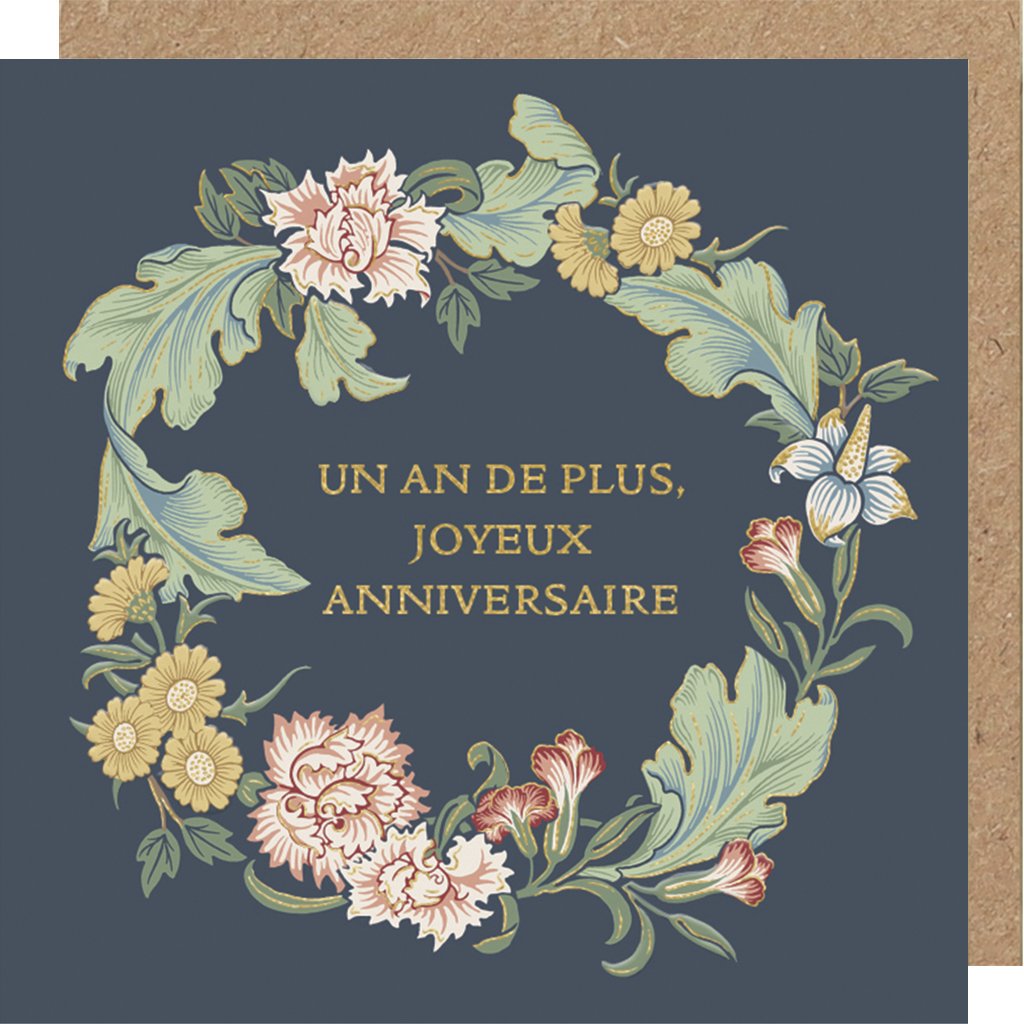 CARTE DOUBLE LING DESIGN MORRIS