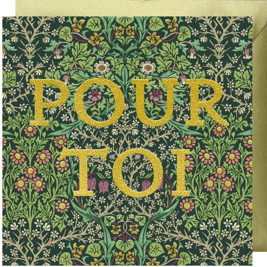 CARTE DOUBLE LING DESIGN MORRIS