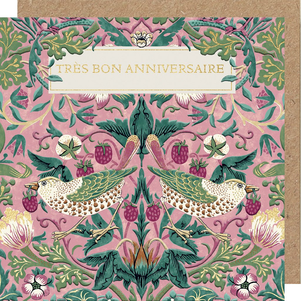 CARTE DOUBLE LING DESIGN MORRIS